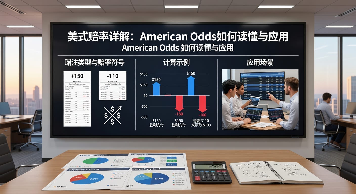 美式赔率 american odds：PM国际体育官网读法与换算