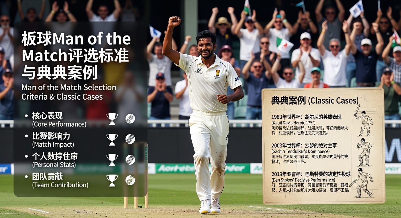 Man of the Match 全解析：2026年评选标准与投注技巧