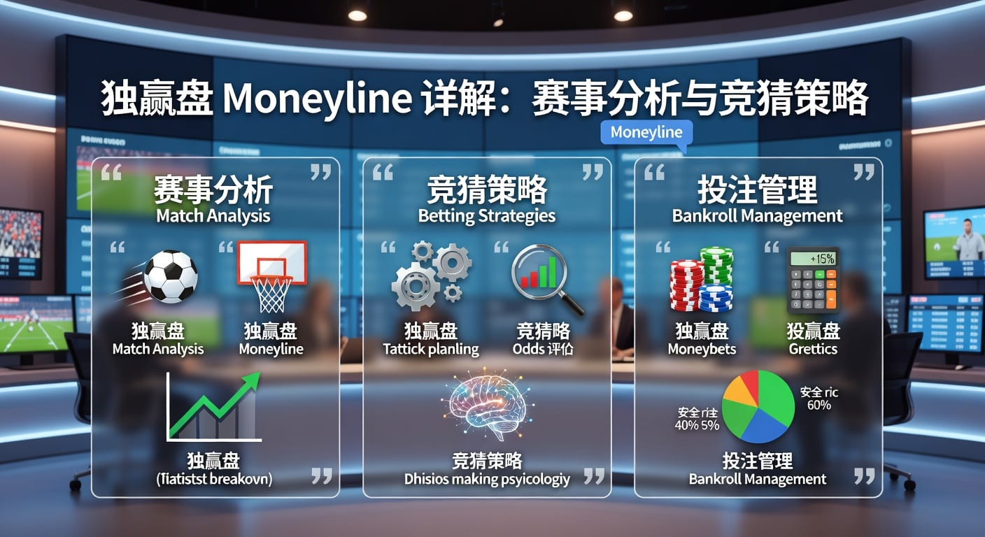 独赢盘 moneyline 解析｜PM国际体育官网投注技巧
