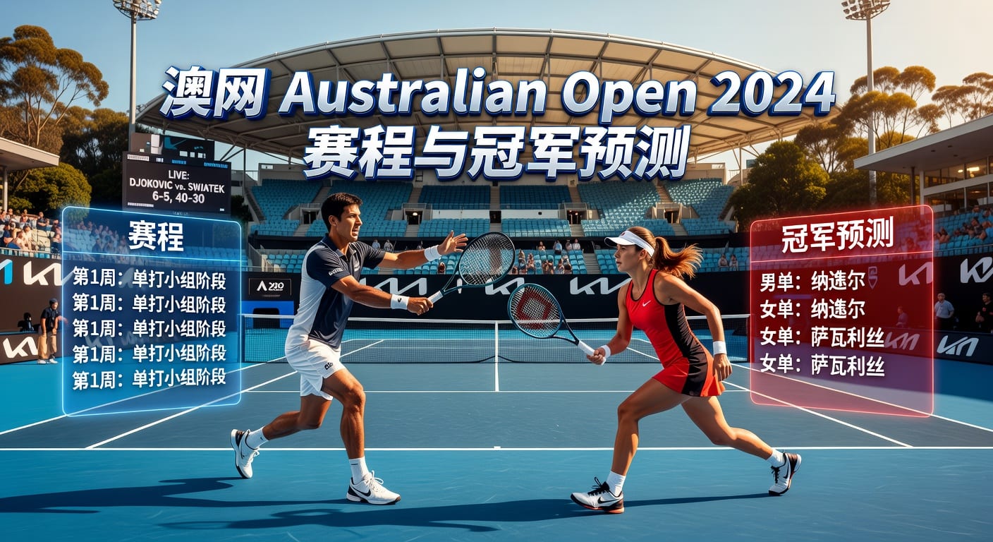 澳网 Australian Open 观赛与投注指南｜预测体育官网