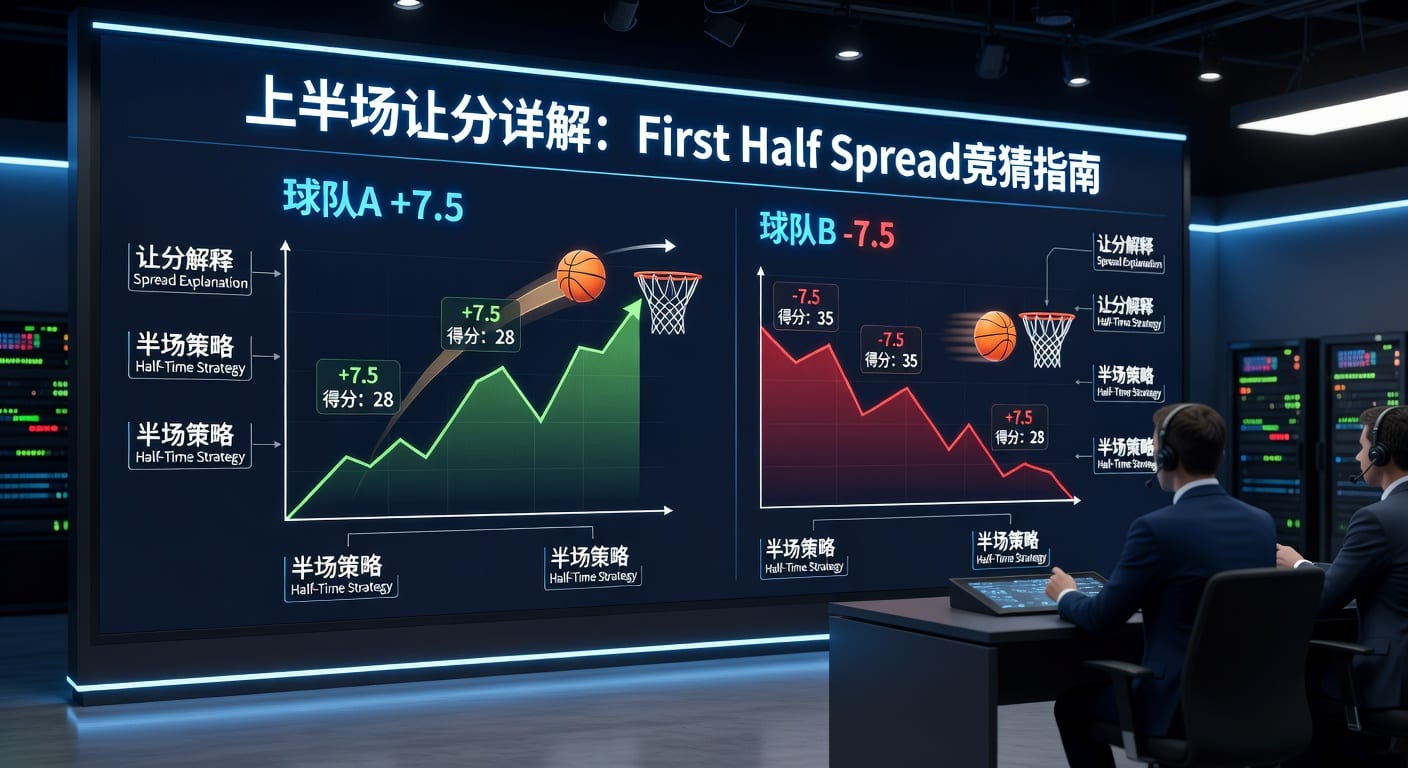 上半场让分 first half spread 实战指南｜预测体育官网